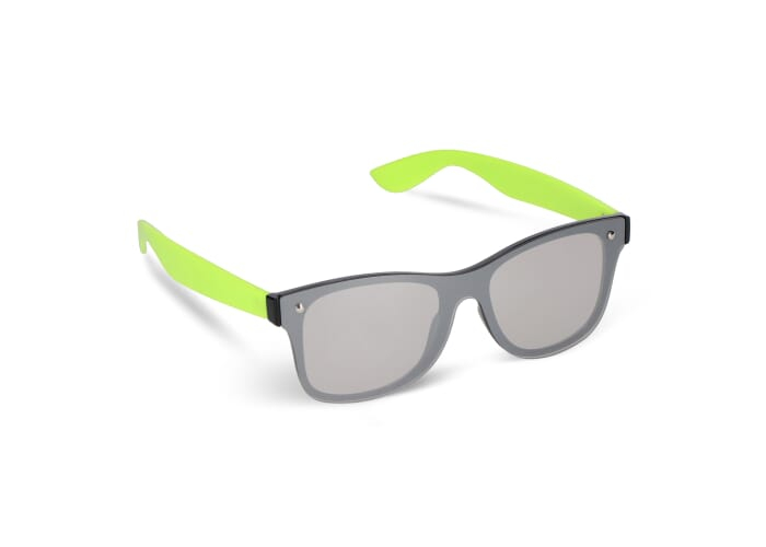 Lunettes promotionnelles miroir UV400 Justin R-PC Vert clair